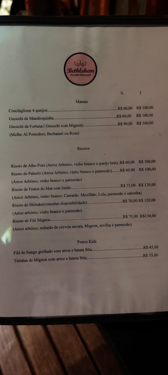 Menu Bethlehem Cozinha Artesanal-5